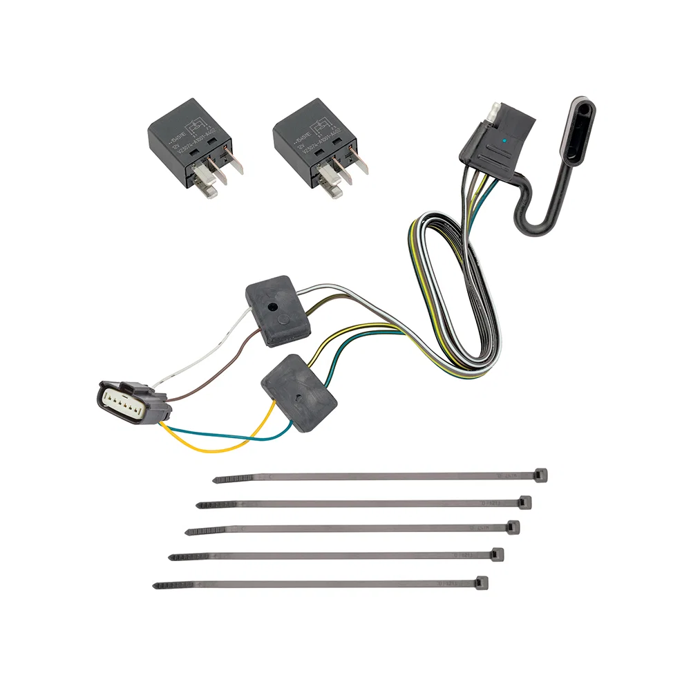 118285 – TEKONSHA Trailer Wiring Connector, 4-Way Flat Replacement For OEM Wiring Harness